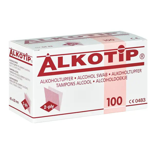 Alkotip Alcohol swabs medium