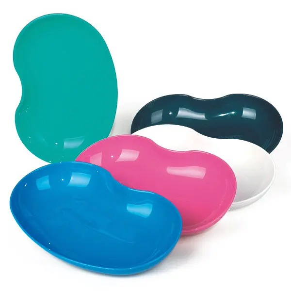 Coloured universal dishes, made of plastic