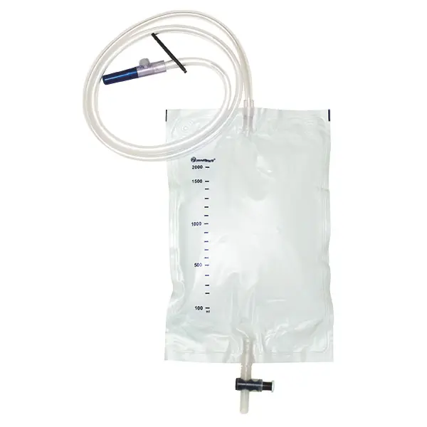 DCT Urine bag 2 litres sterile, with puncture chamber