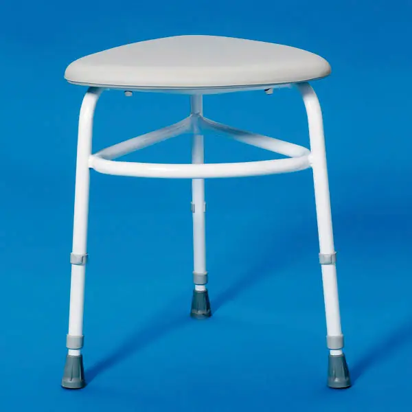 Corner shower stool