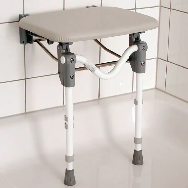 Fold-up shower seat