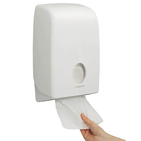 Aquarius* Folded hand towel dispenser