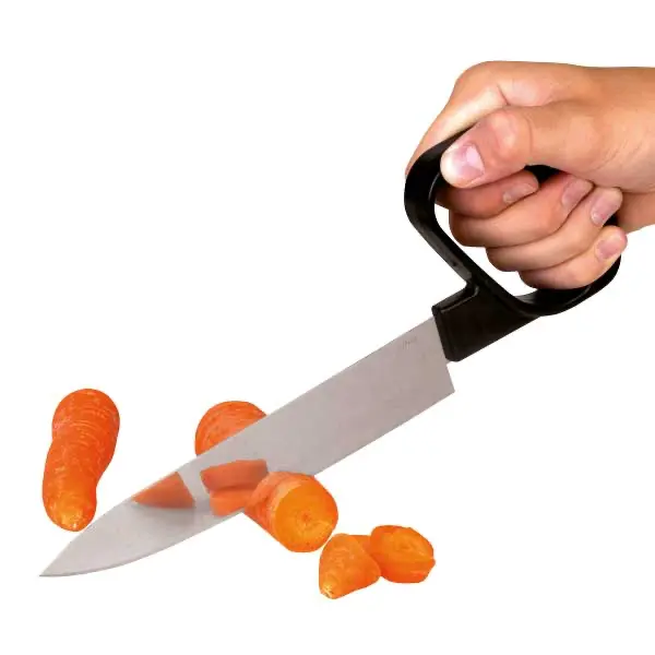Kitchen knife With wide blade