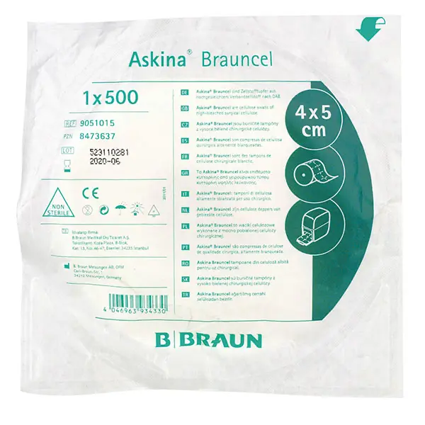 Askina Brauncel Cellulose Swabs B.Braun