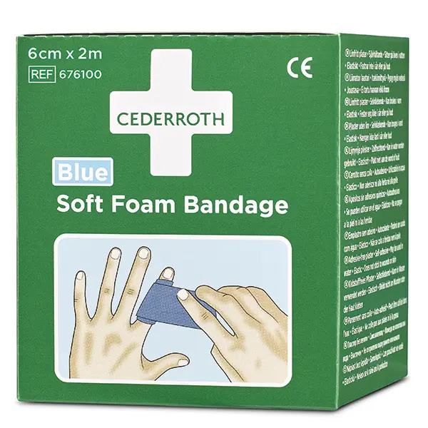 Cederroth Soft Foam Bandage Blue