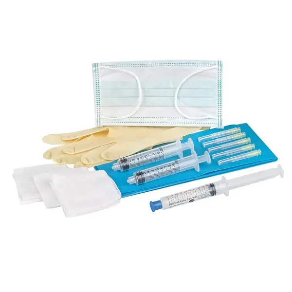 Attachment set for CVC and port patients