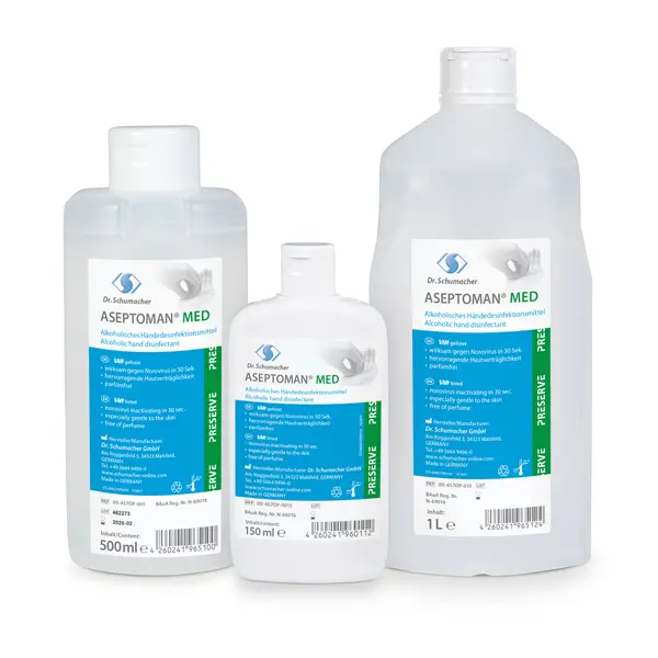 Aseptoman med hand disinfectant