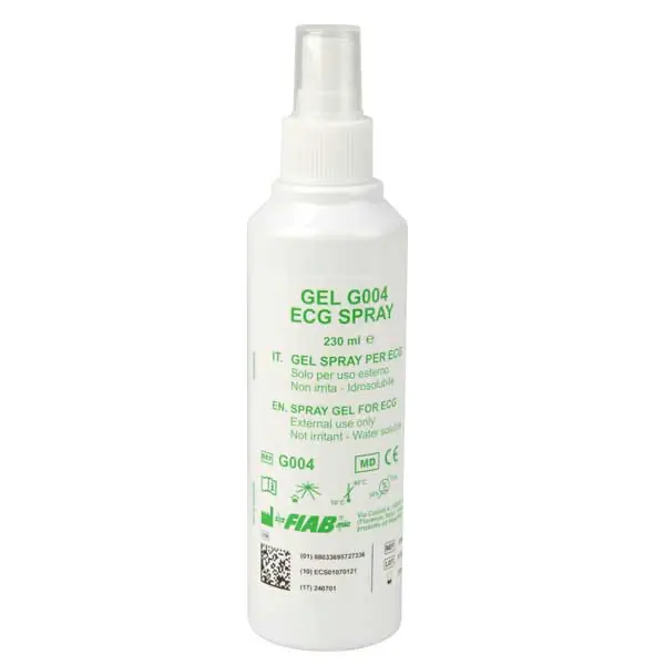 Electrode contact spray