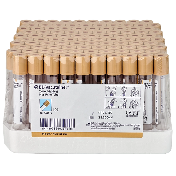 BD Vacutainer® tubes for clinical chemical urinalysis