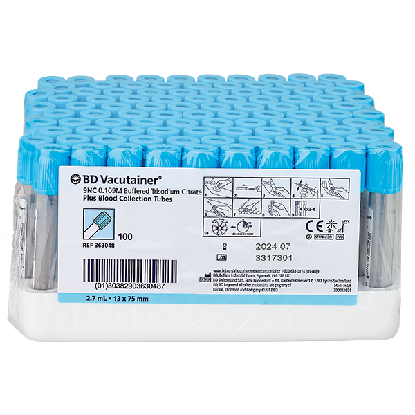 BD Vacutainer® tubes for coagulation analysis