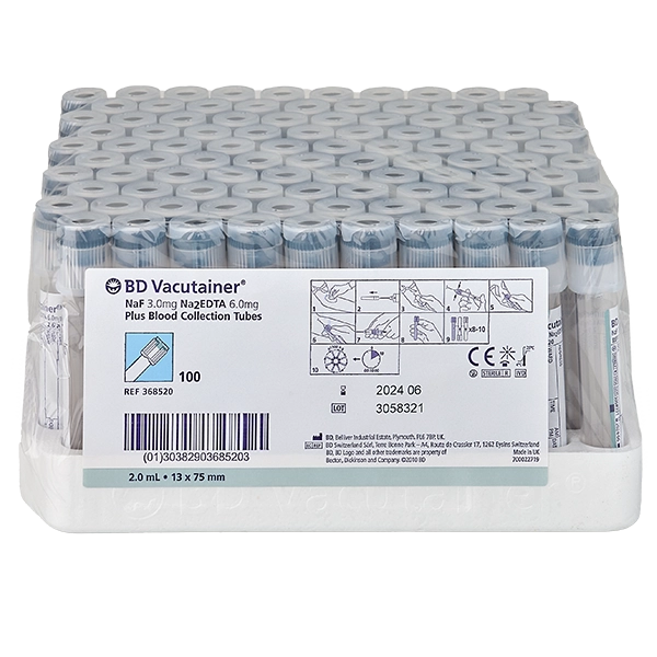 BD Vacutainer® tubes for glucose and lactate determination